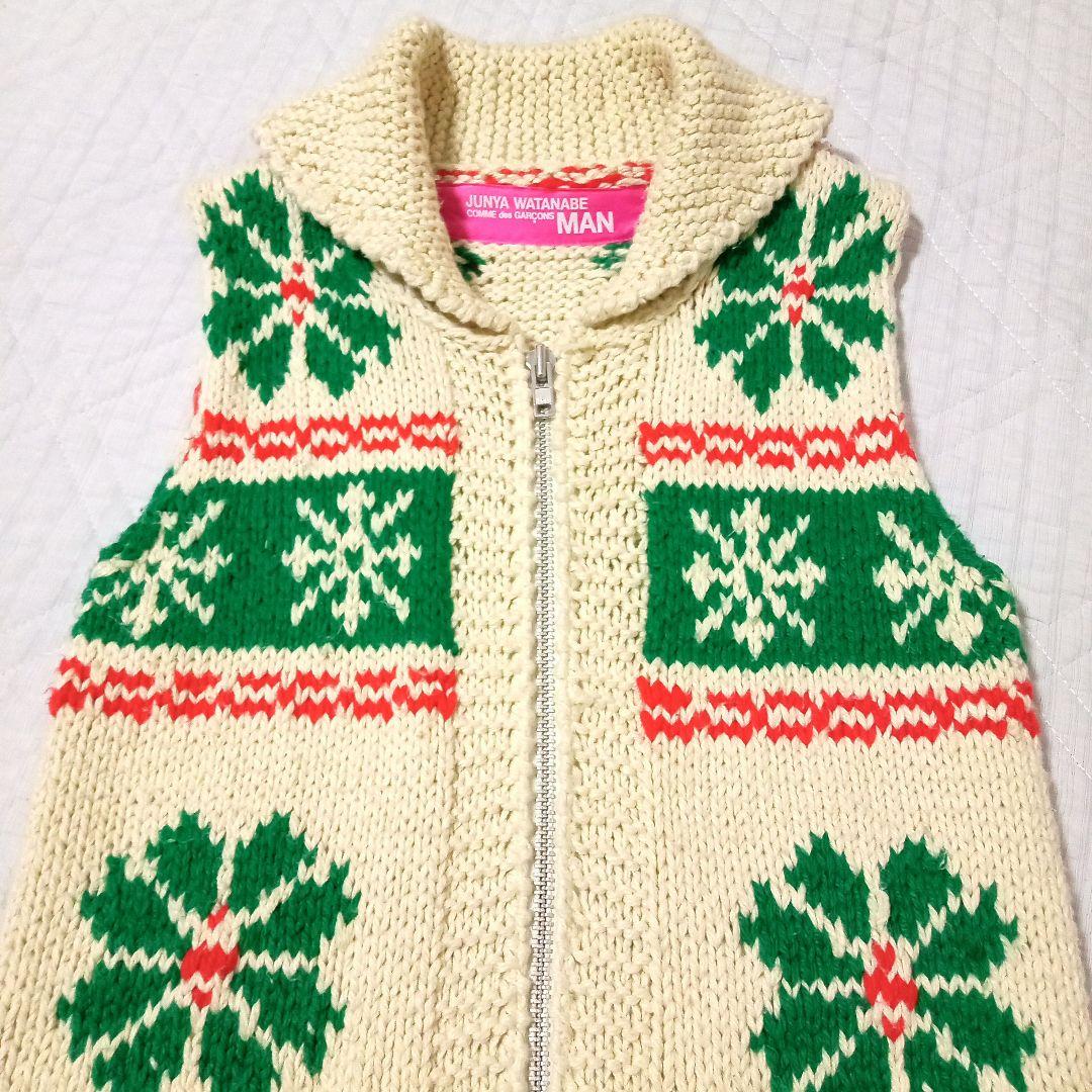 JUNYA WATANABE ニットベスト ヴィンテージ　カウチン JUNYA WATANABE ニットベスト ヴィンテージ カウチン - メルカリ