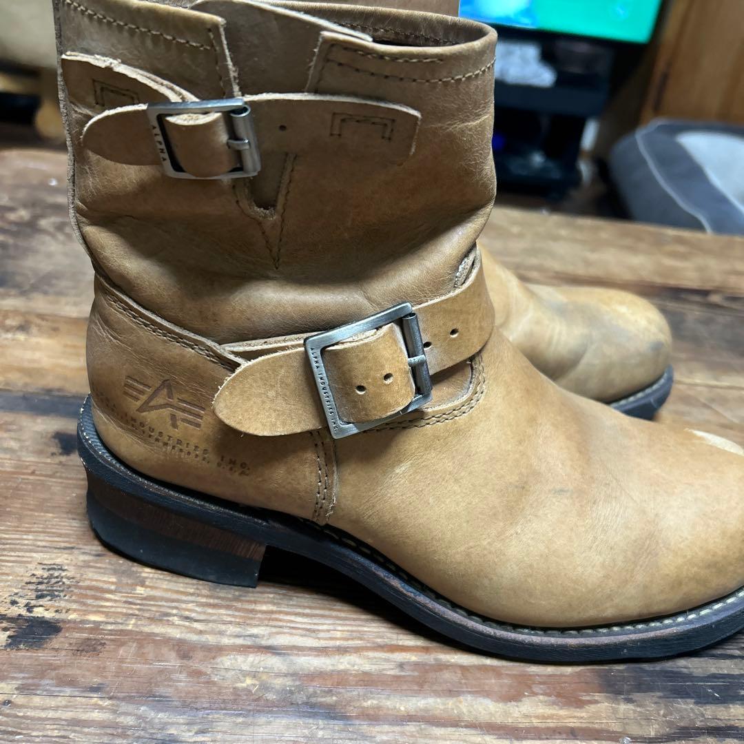 アルファ エンジニアブーツ 25.5 - メルカリ