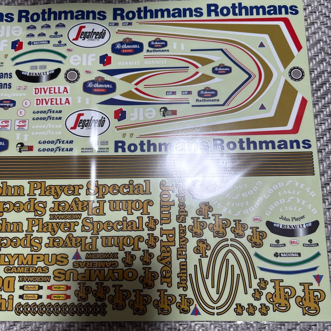 AMS ロスマンズ&JPSステッカー F1ラジコン - メルカリ