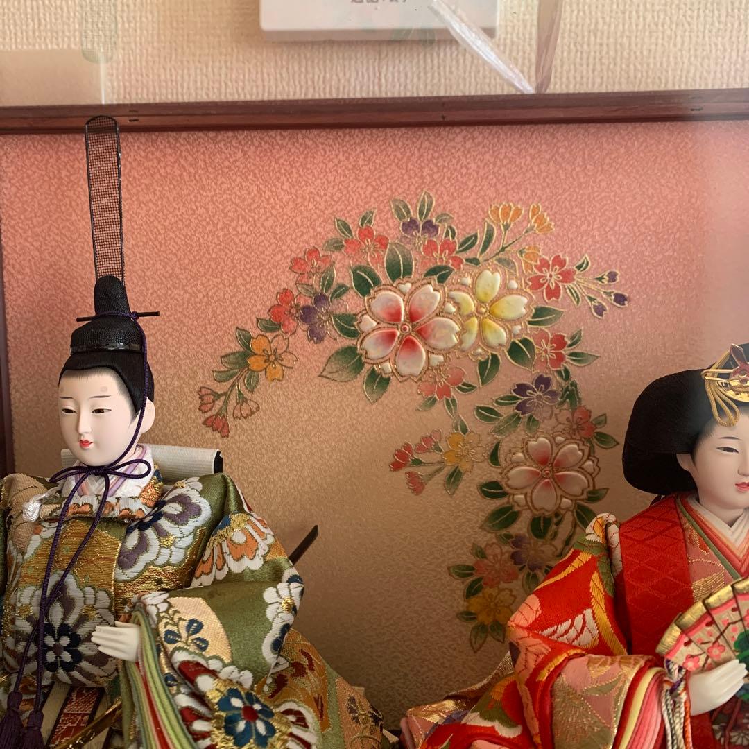 元祖⭐︎白蛇の御守屋yuki　愛らしい美男美女　親王飾り　雅秀作