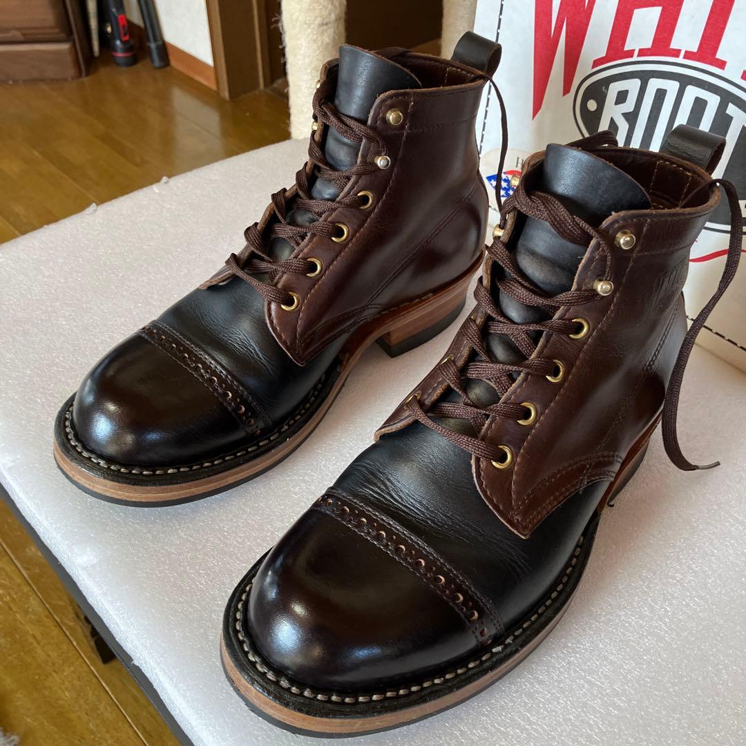 WHITE'S ホワイツブーツセミドレス トゥ.キャップcustom/ツートン