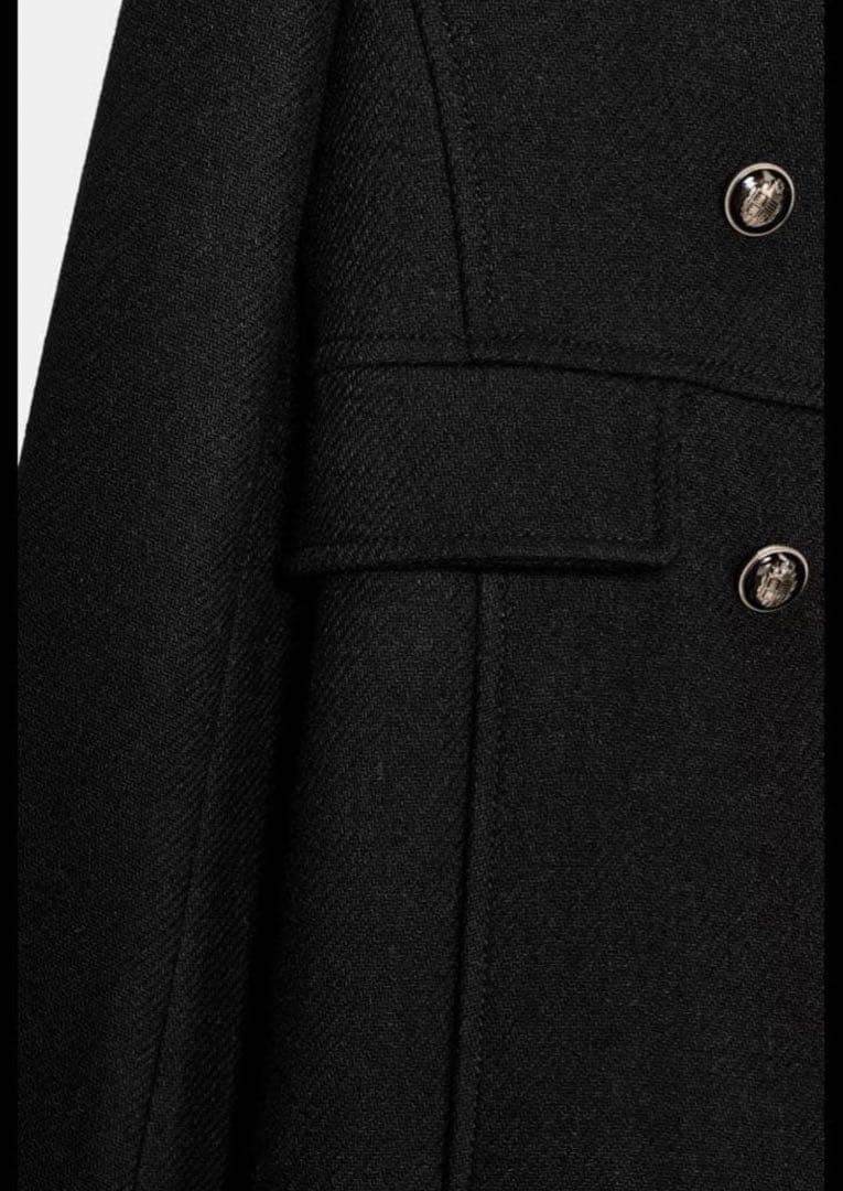 完売品】ZARA ウール混紡ショート丈ダブルブレストコート M 新品タグ