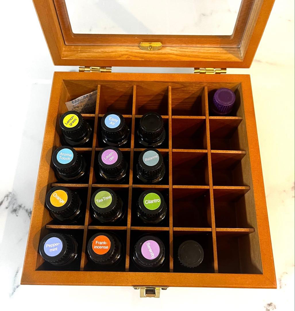 《期間限定お値引き》doTERRA エッセンシャルオイル 木箱（オイル付き）