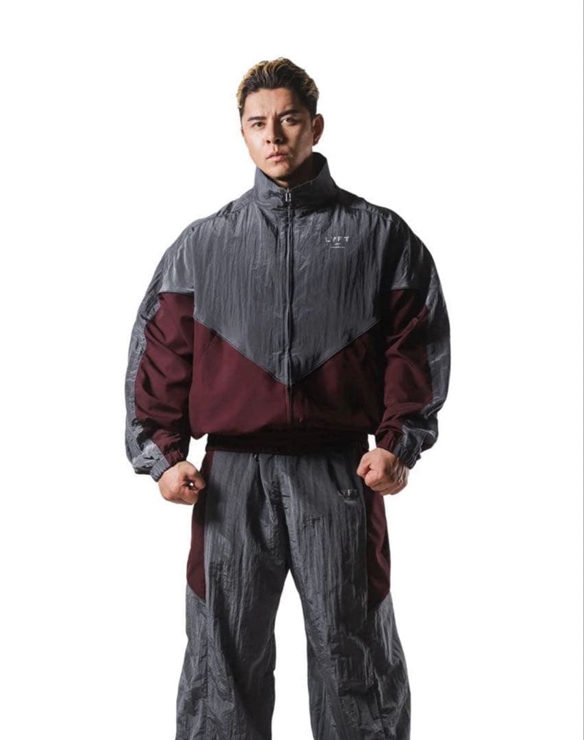 XL】LYFT リフトV-FORM トラックジャケット セットアップ グレイ