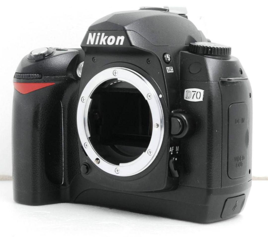 NIKON D70 ダブルレンズ 初心者 一眼レフ ニコン 超望遠 - メルカリ