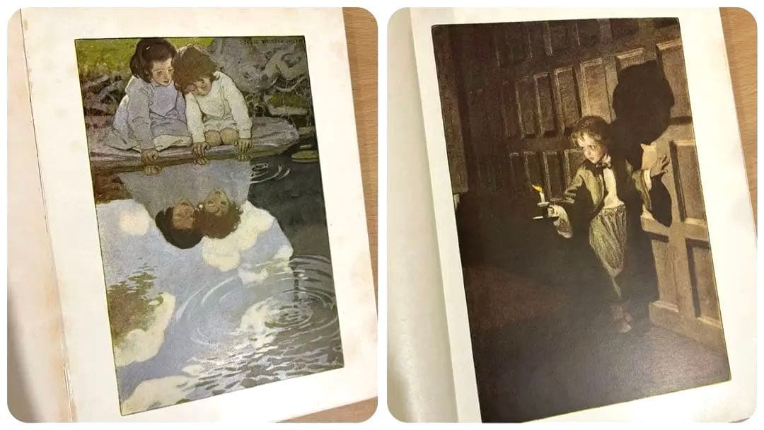 NO.82 希少 洋書 古書 絵本 子どもの詩の園 アンティーク ビンテージ