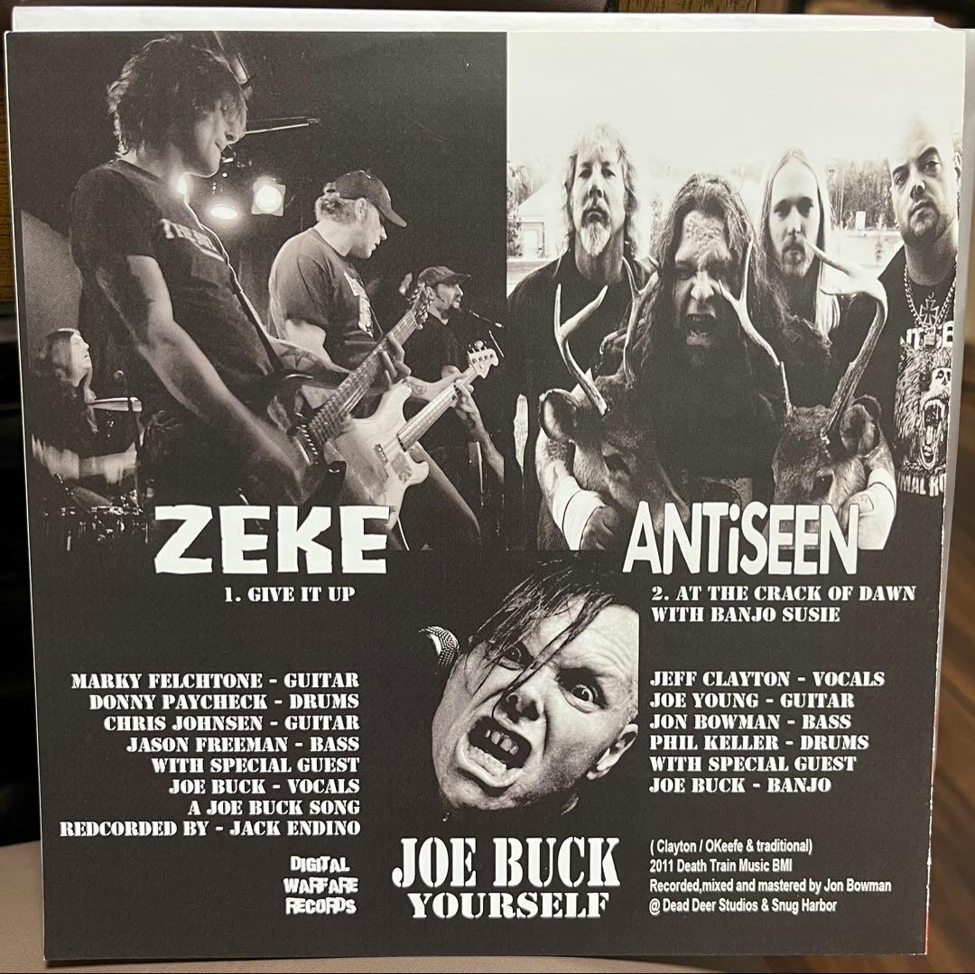 Zeke / Antiseen split ep オリジナル　レコード　入手困難