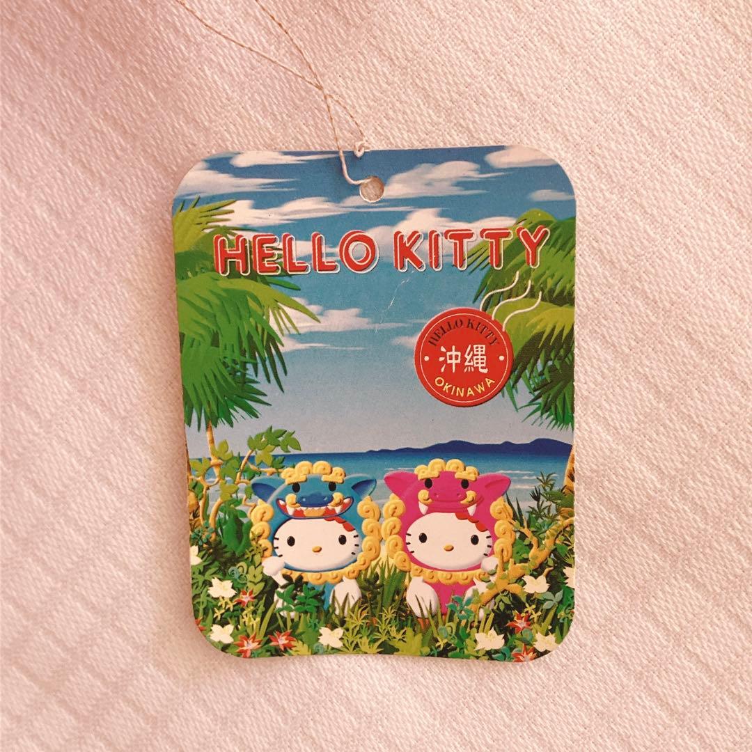 ハローキティ 沖縄限定 シーサー ぬいぐるみ ピンク水色 ご当地キティ