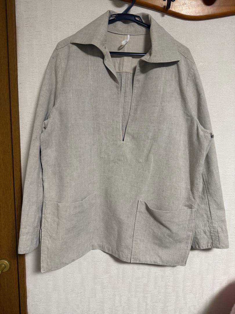 【サイズ7】sus-sous フィッシャーマンスモック　ナチュラル SALE】sus-sous / Fisherman's Smock | twelve