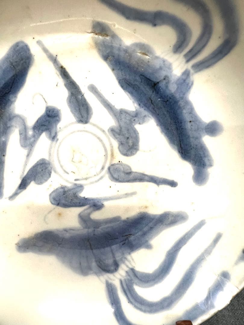 呉須 染め付け鳳凰紋 初期伊万里 値下げ！ - メルカリ