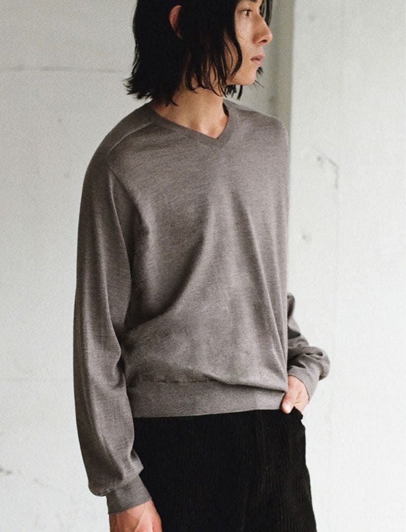 トップス LIDNM/W/Si/Ca 18G V Neck Knit W/Si/Ca 18G V Neck Knit / 商品詳細ページ / LIDNM / Llife ONLINE