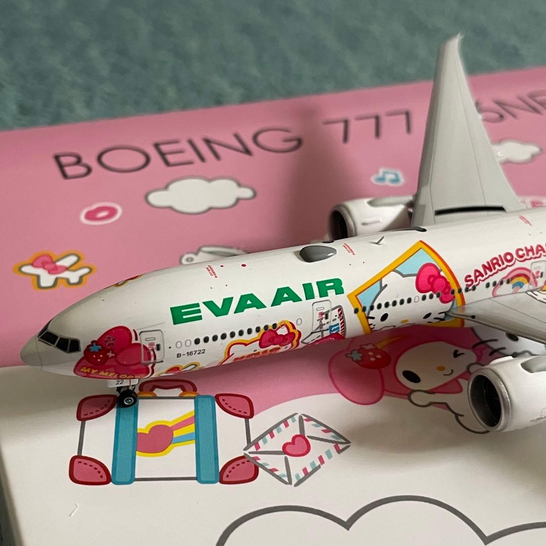 EVA AIR エバー航空 777-300ER ハローキティ Ph 1:400 - メルカリ