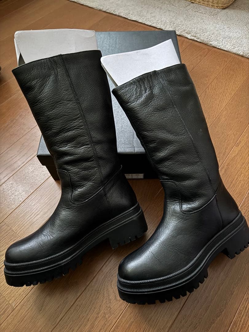 ギャルリーヴィー　レザーロングブーツ GALERIE VIE（ギャルリー ヴィー） ブーツ ボリュームロングブーツ