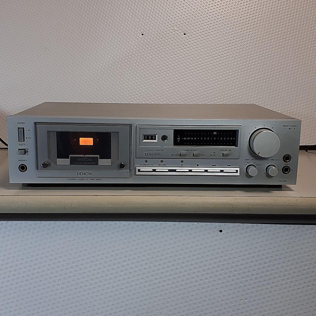 カセットデッキ DENON DR-230 - メルカリ