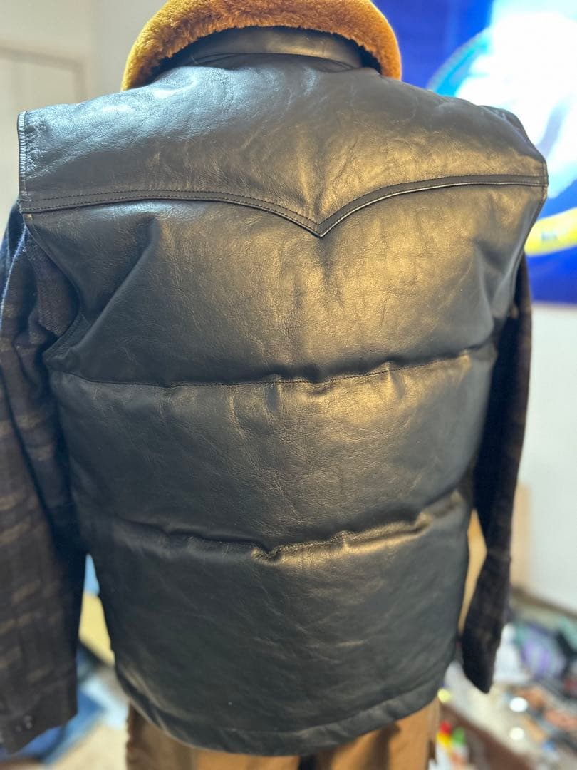 メ*8様 ¥132000 最高級品 リアルマッコイズ ホースハイド ダウンベスト