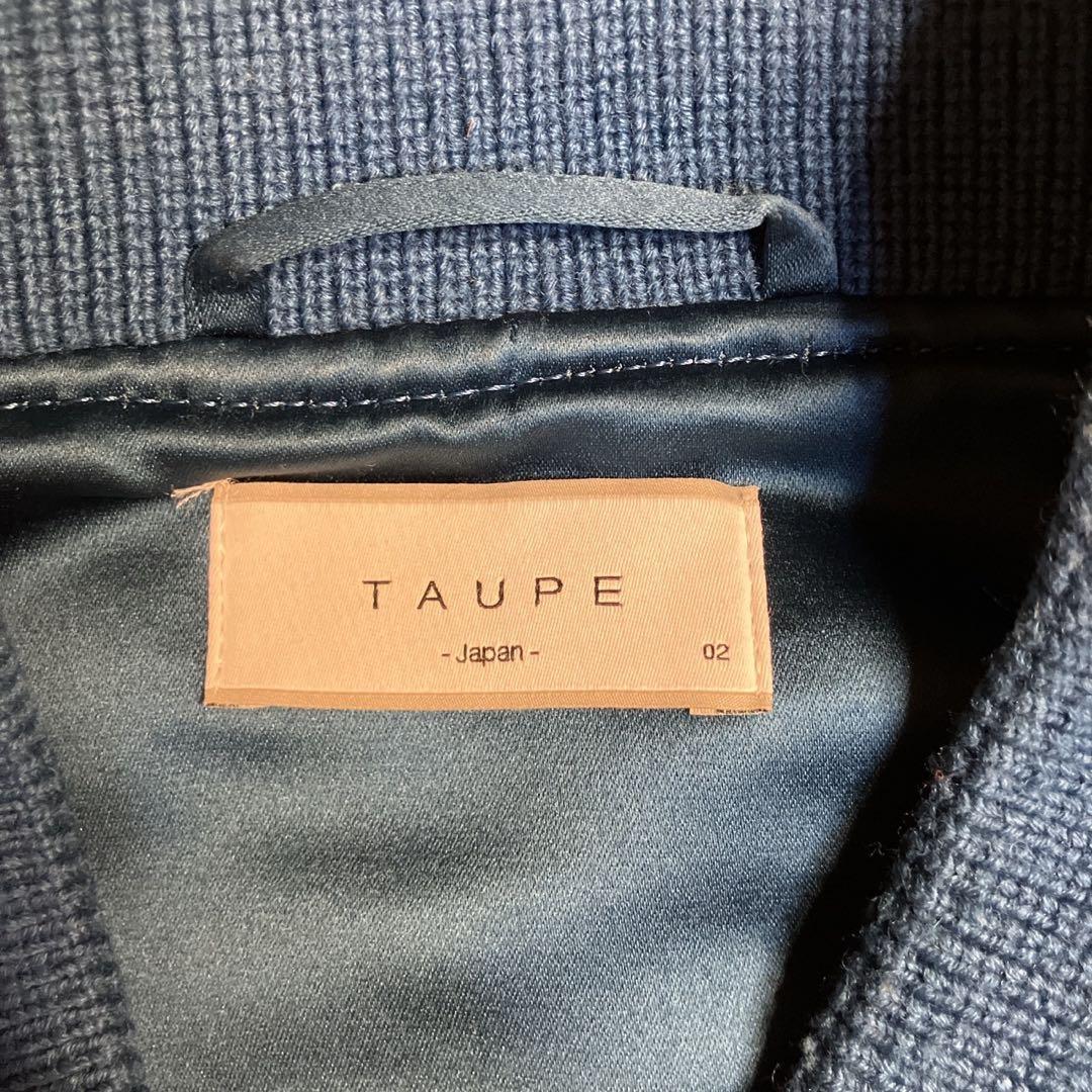 ☆希少 TAUPE(トープ) スタジャン ジャケット サイズ2(M～L相当