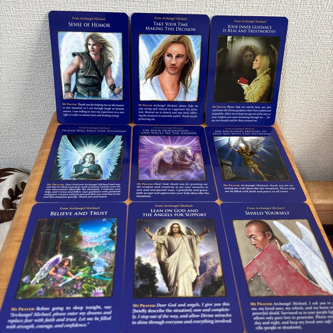大天使ミカエルオラクルカード 正規品 日本語解説付き - メルカリ