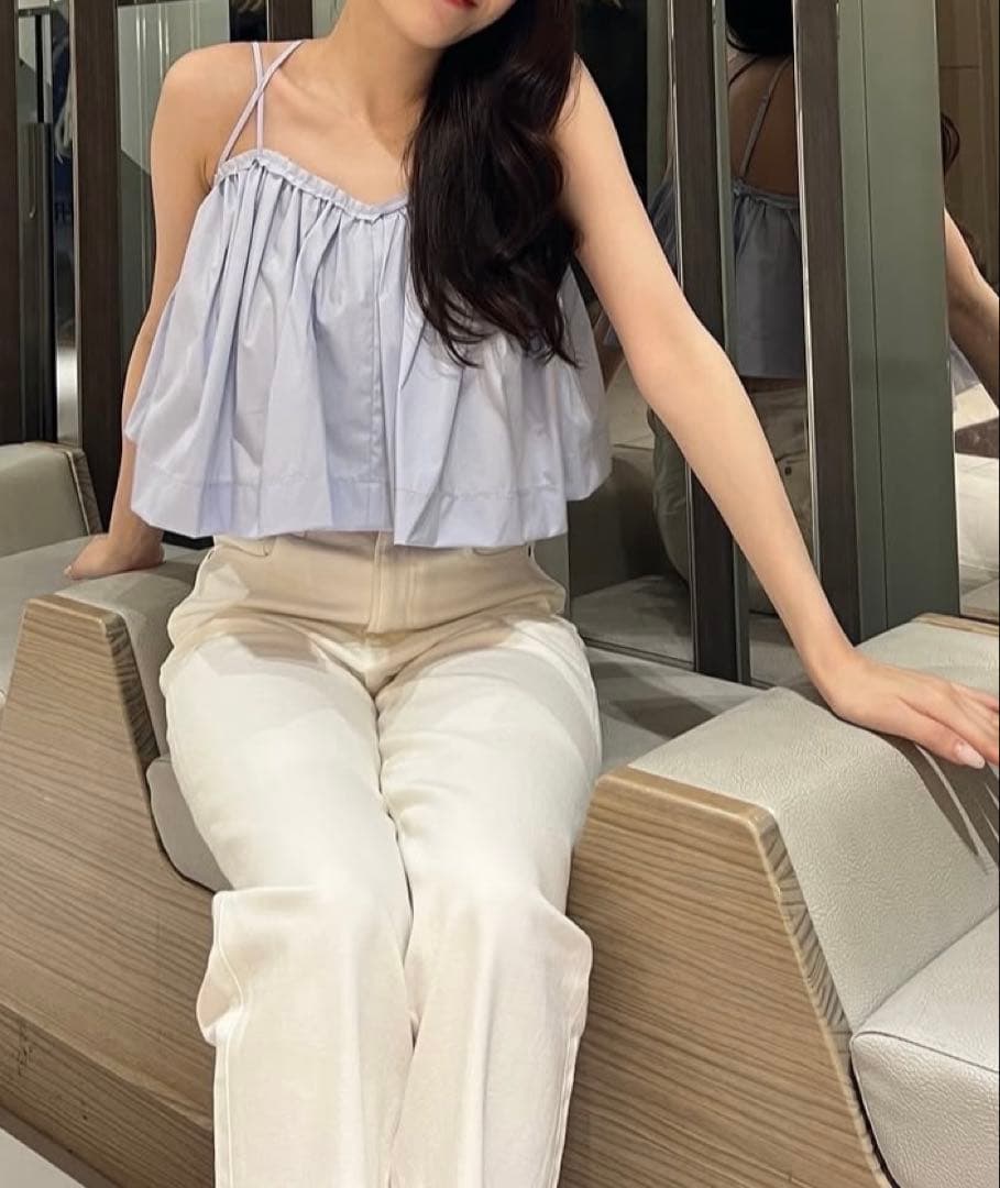 新品未使用】アニュアンス／ウィングギャザー キャミブラウス - メルカリ