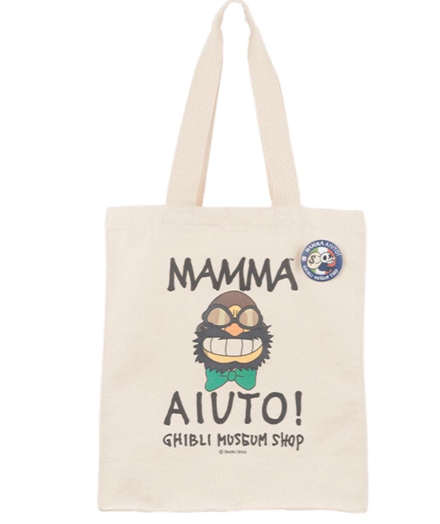 ジブリ美術館オリジナル トートバッグ＆缶バッジセット ジブリ美術館