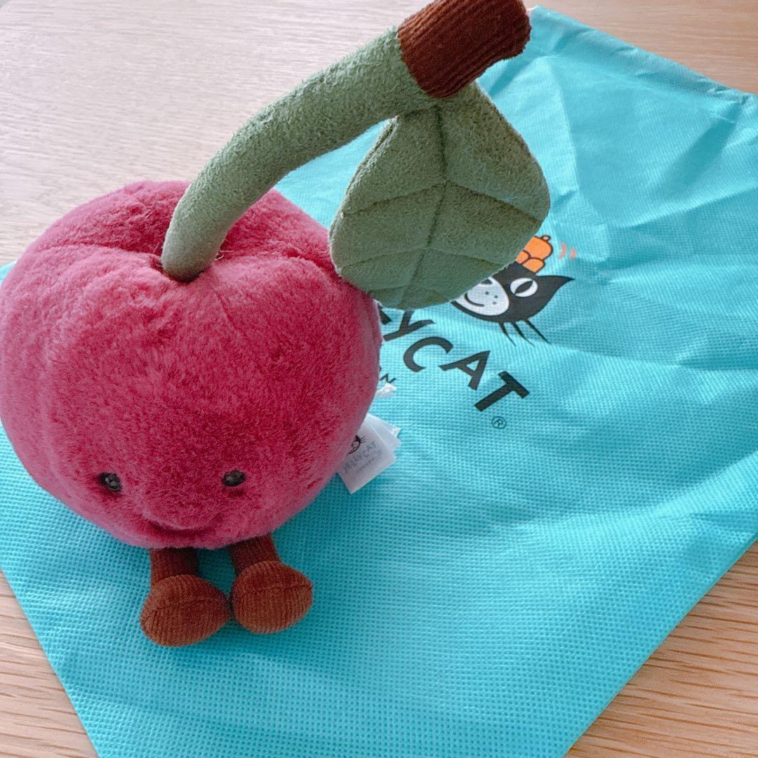  ジェリーキャット　さくらんぼ　ぬいぐるみ　正規品 楽天市場】jellycat ジェリーキャット チェリー さくらんぼ 10cm 正規