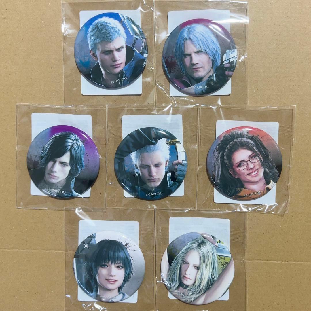 デビルメイクライ5 カプくじ 缶バッジ 全7種セット ネロ ダンテ V