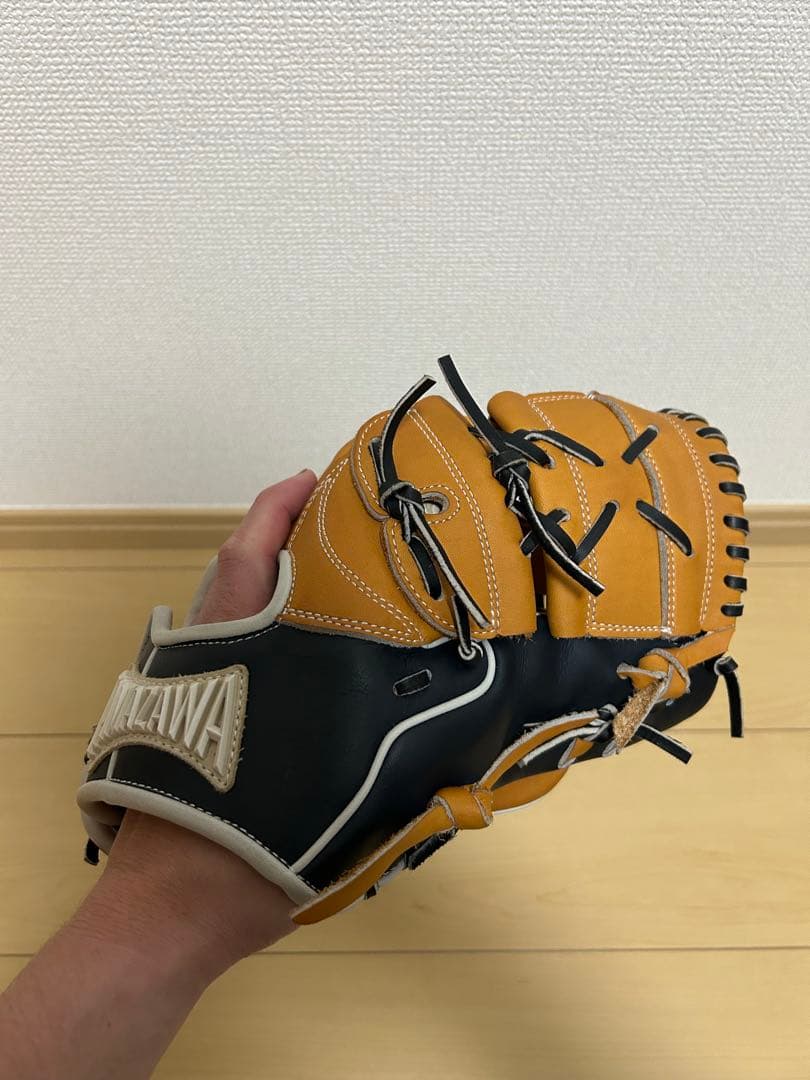 TAMAZAWA 玉澤 大谷 軟式グローブ オレンジ/ブラック - グローブオンライン