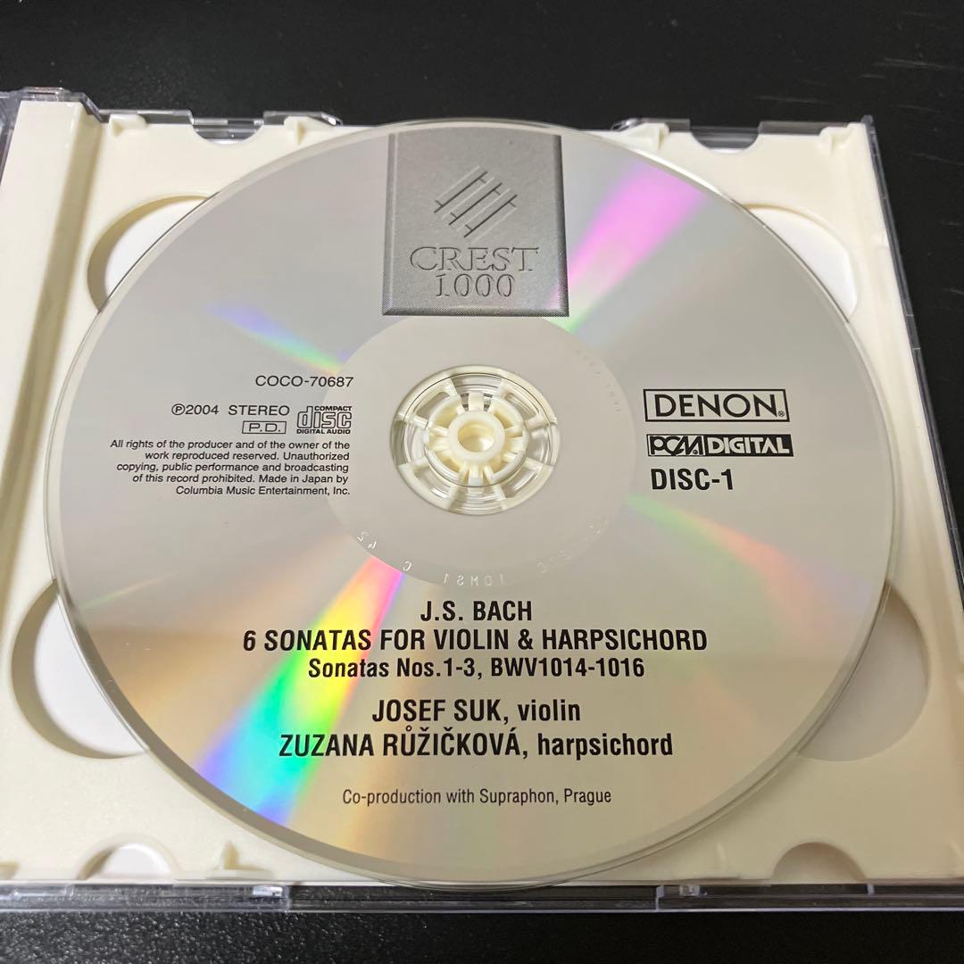 湯けむり様専用】スーク&ルージチコヴァー／バッハvnとcembのためのソナタ