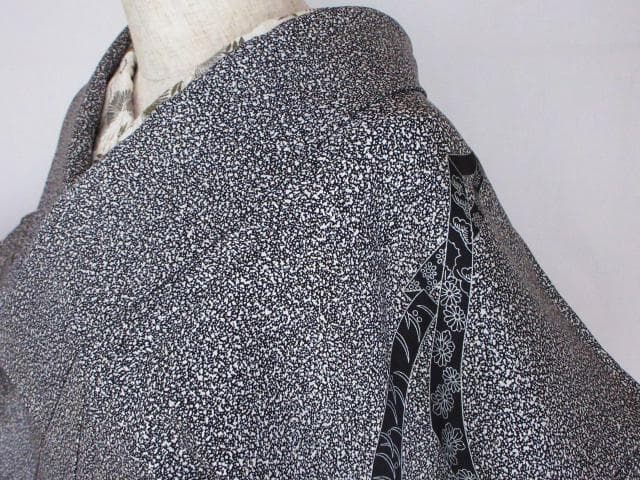 着用少ない！たたき染め＊金彩＊刺繡＊白＆黒＊作家物＊訪問着