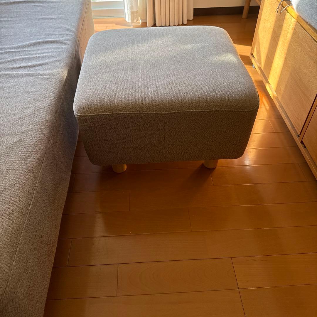 無印良品オットマン のみ　カバー脚ついてます 新登場の脚付マットレスカバー | TikTok