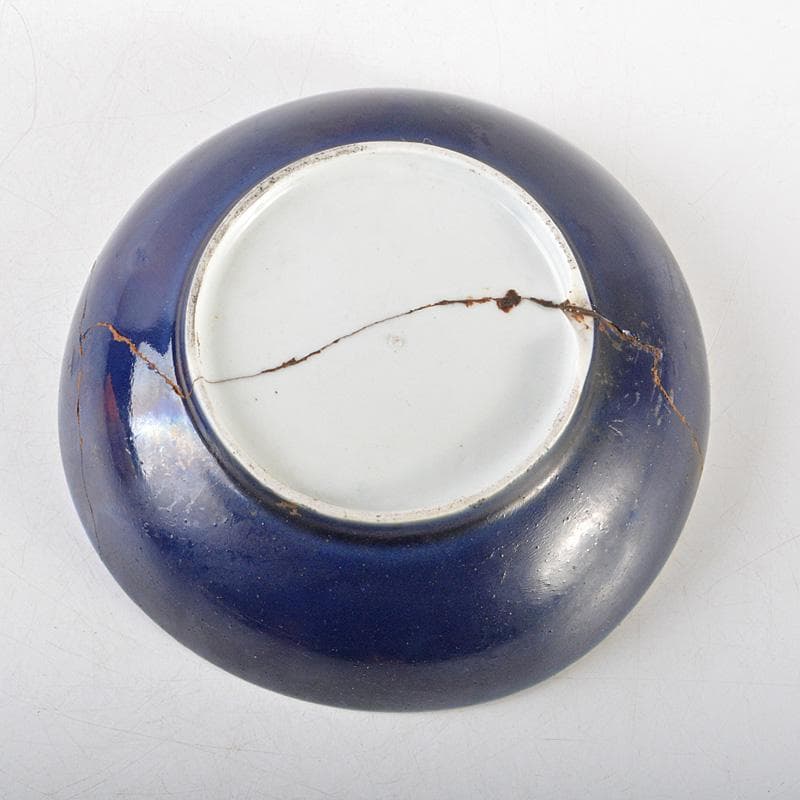 伊万里焼 古伊万里 染付 花文鉢 金継ぎ直し 桐箱付 V R5888 - メルカリ