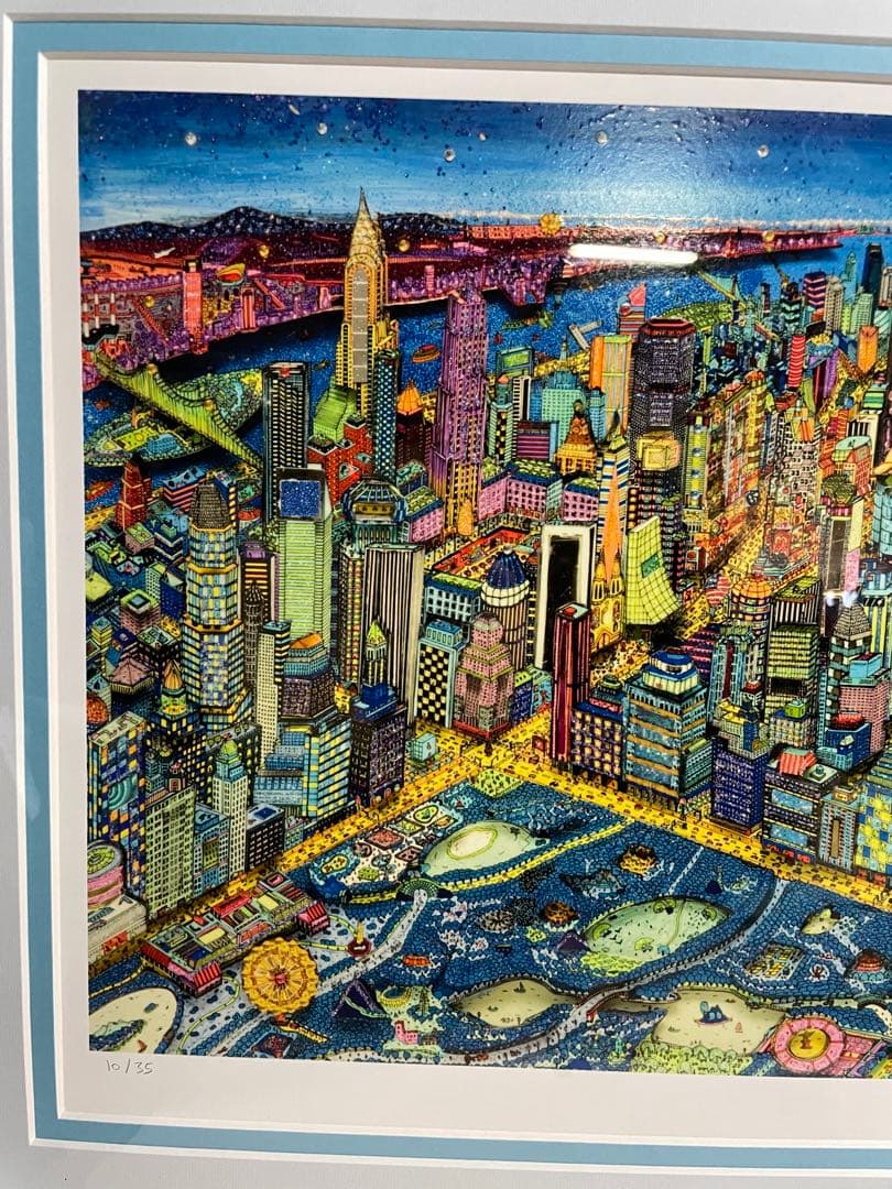 ヨハン•ペラトーネル正規品！(ニューヨーク•アット•ナイト）作品証明