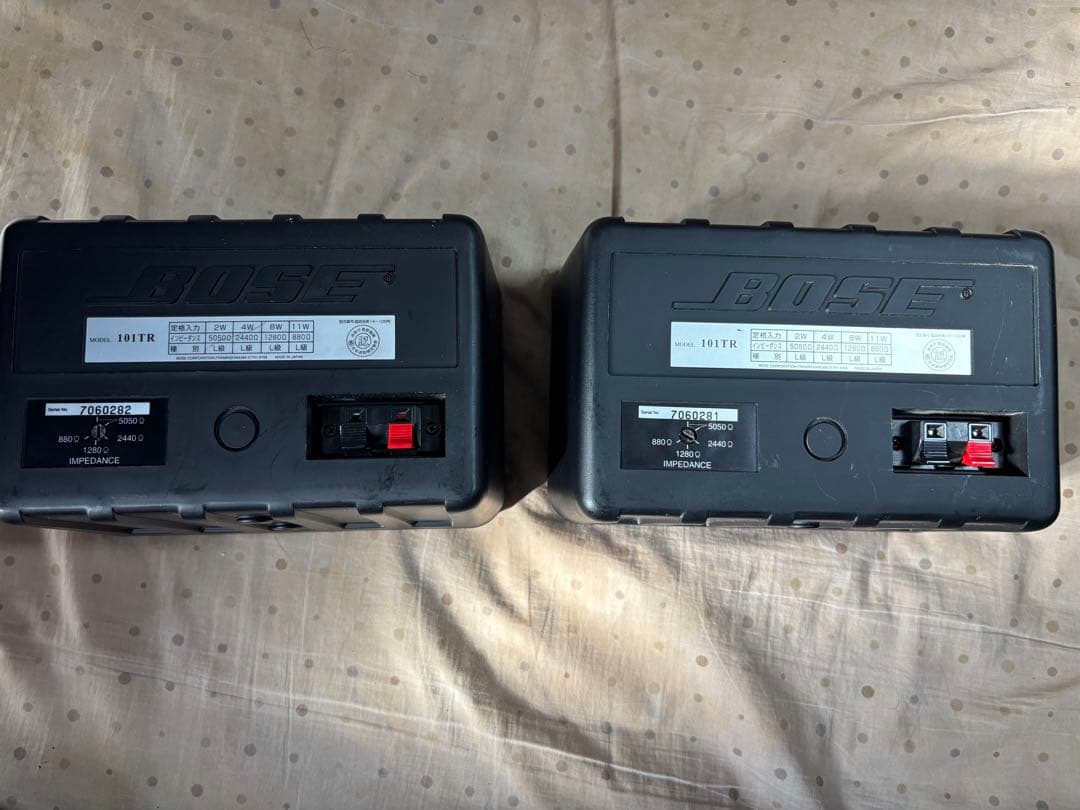 Bose101 Bose1705Ⅱ ケーブルセット - メルカリ