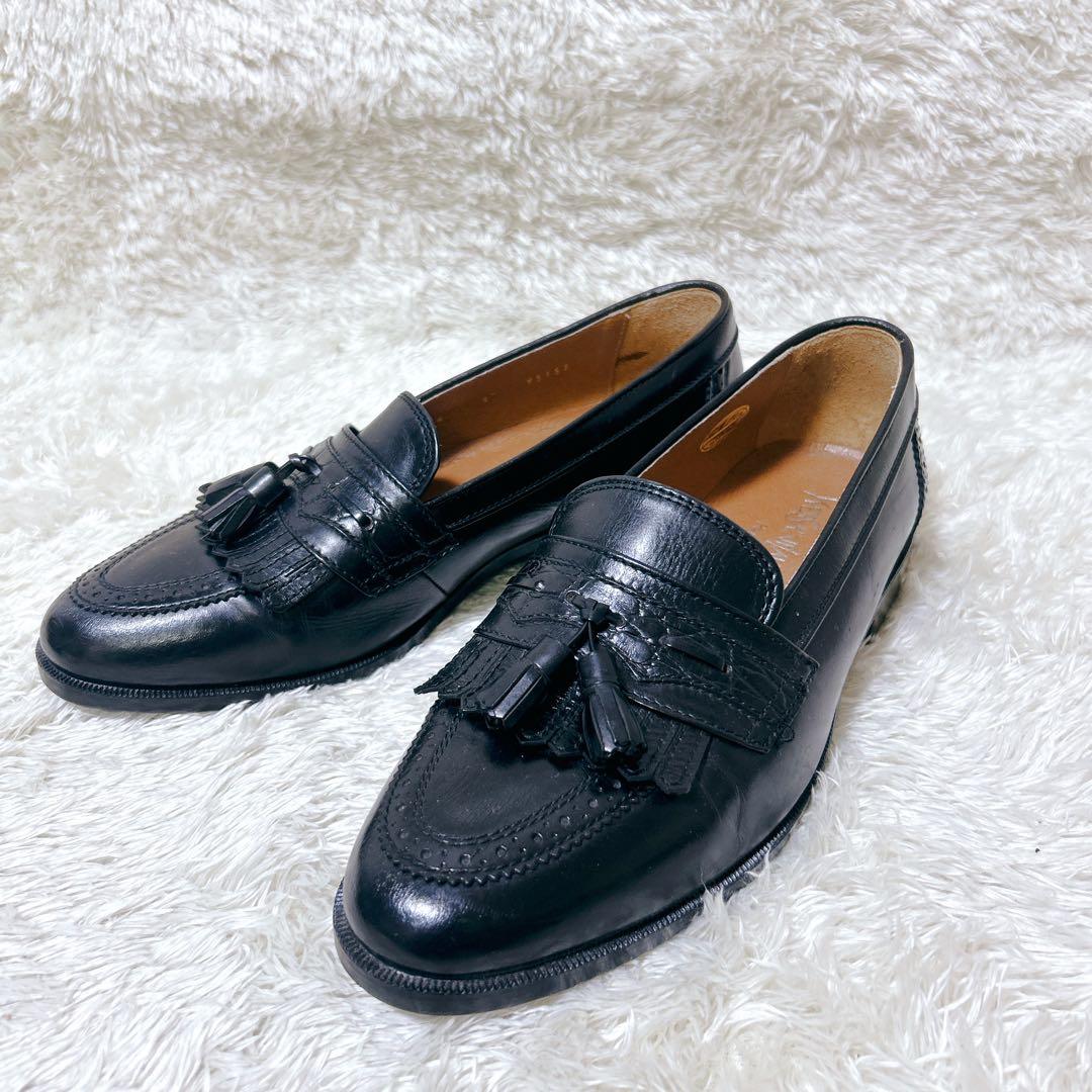 極美品　YVES SAINT LAURENT paris タッセル　ローファー YSL Paris サンローラン タッセルローファー ブラウン - メルカリ