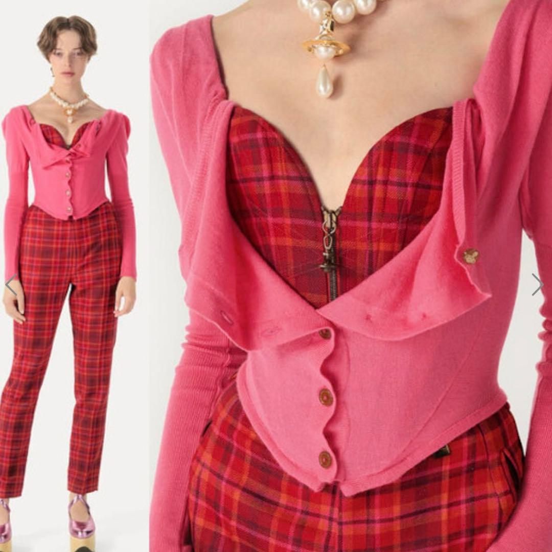 Vivienne WestwoodxNANAコラボ コルセットカーディガン40 Vivienne WestwoodxNANAコラボ コルセットカーディガン40 ☆vivienne