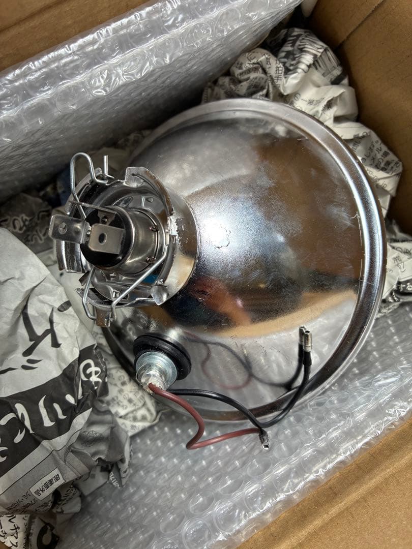 CIBIE 162π 凹み ヘッドライト CB FT KH SS シビエ - メルカリ