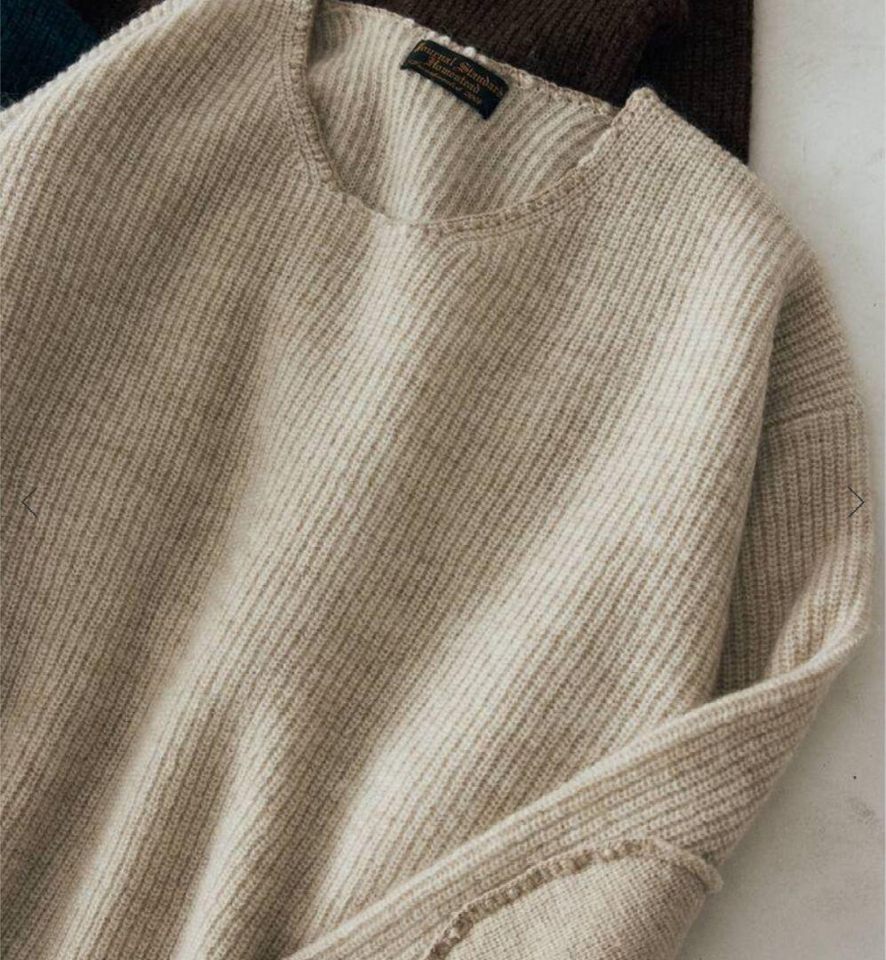 ジャーナルスタンダード ブランケットスティッチリブニット Mサイズ