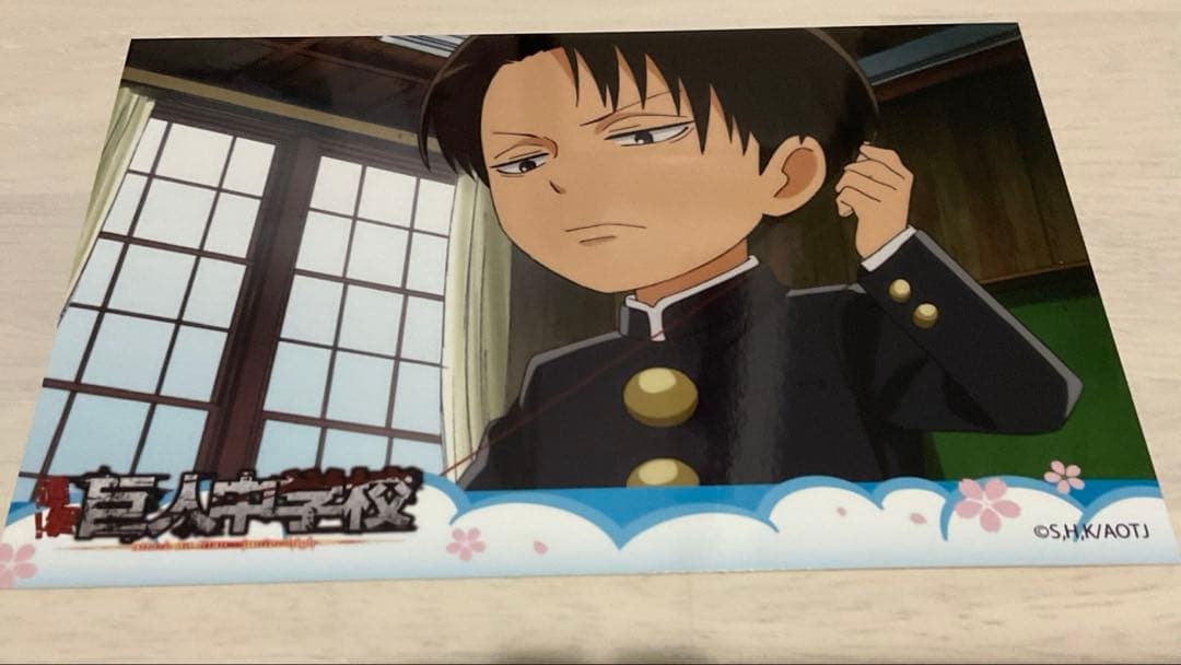 進撃！巨人中学校 リヴァイ ブロマイド 進撃の巨人 - メルカリ