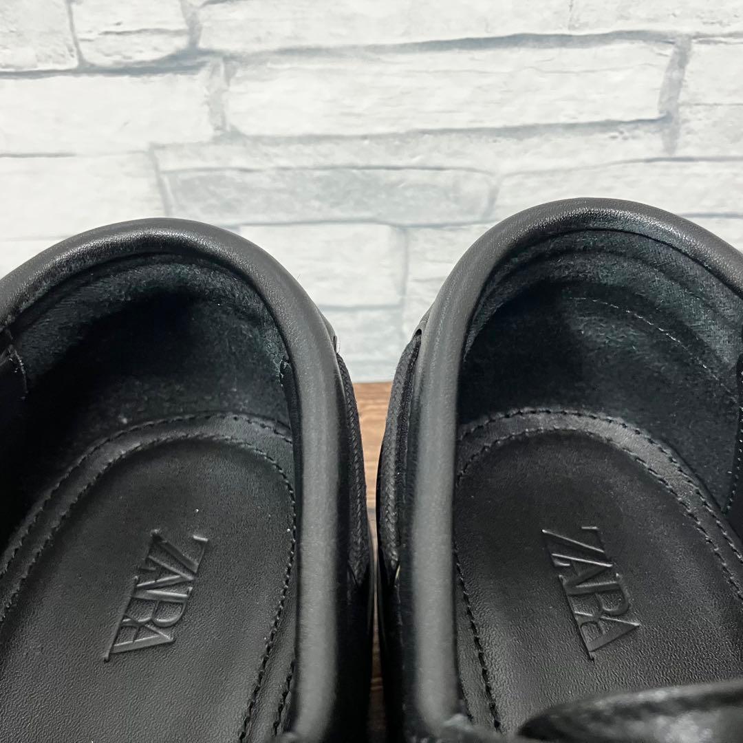 【26.0cm】ZARA ザラ ビブラム ソール 厚底 チロリアン シューズ