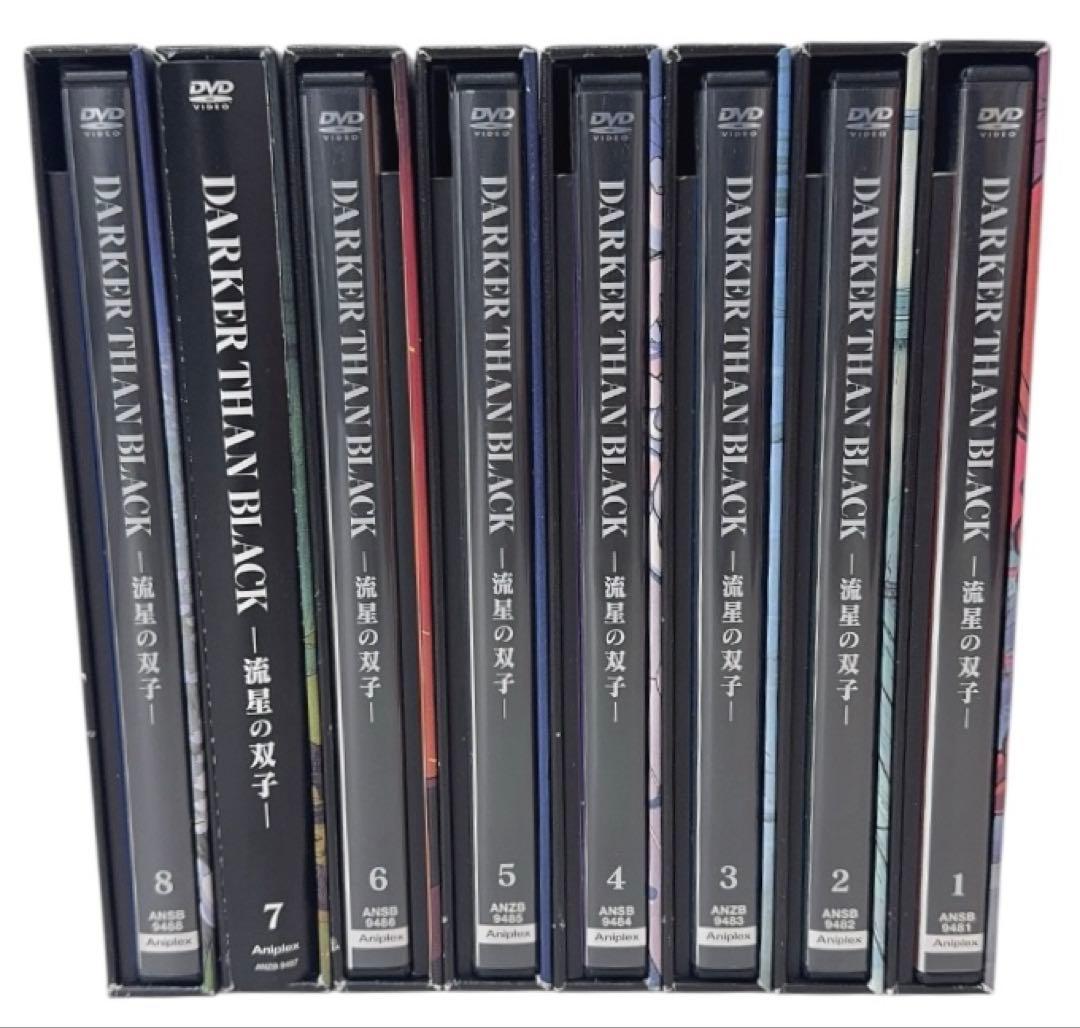 DARKER THAN BLACK -流星の双子- DVD 全8巻セット アニメ
