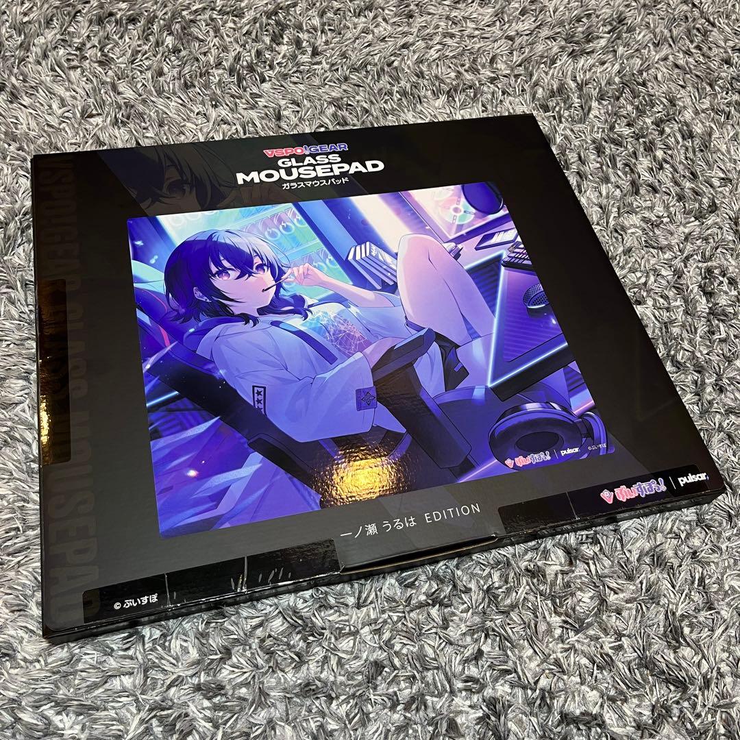 VSPO! GEAR ガラスマウスパッド 一ノ瀬うるは - メルカリ