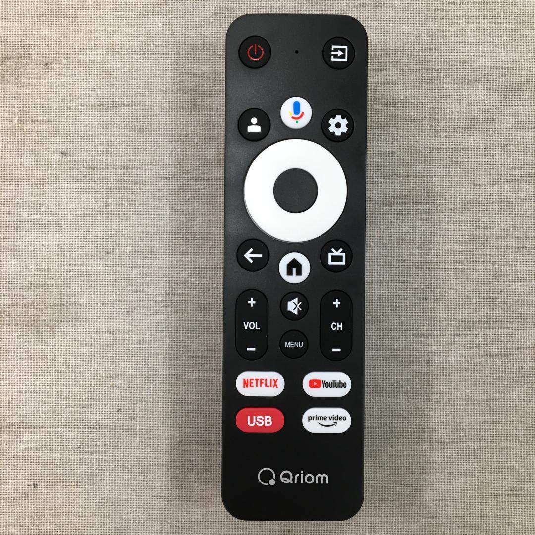 山善 チューナーレステレビ QRH-50TL4K用 純正リモコン - メルカリ