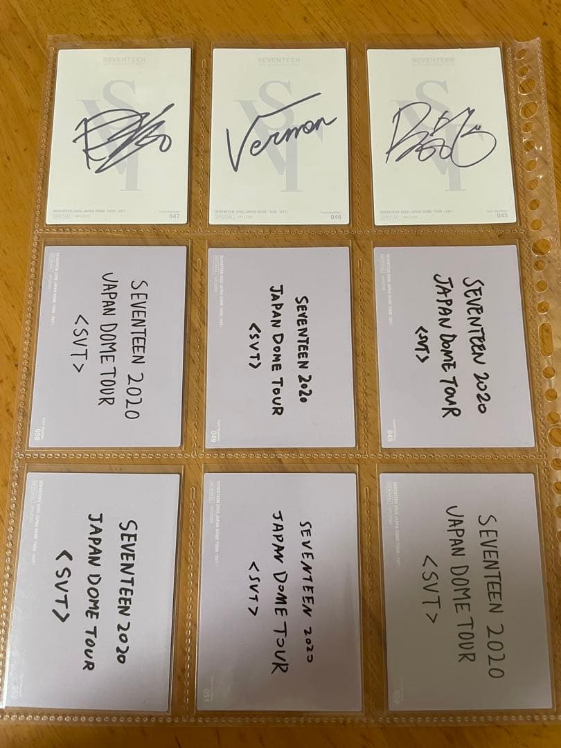 バラ売り専用】SEVENTEEN 2020ジャパンドームツアートレカ ver1 - メルカリ