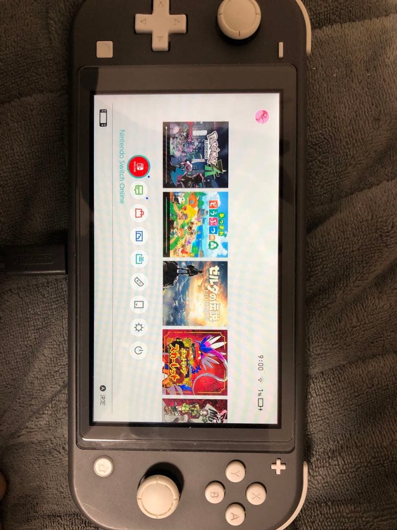 Nintendo Switch Lite グレー 本体 充電器付き - メルカリ