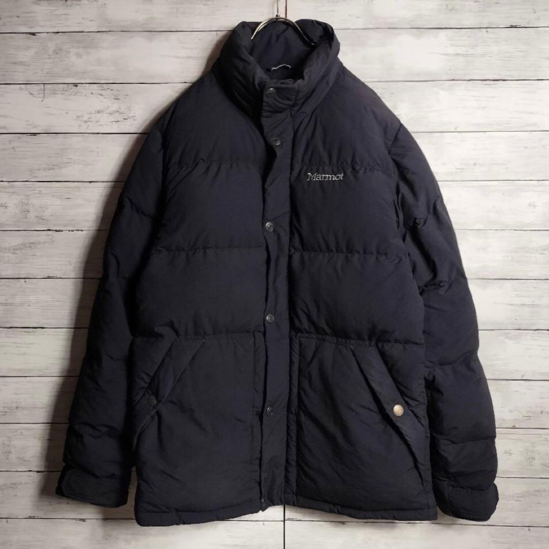 Marmot マーモット ダウンジャケット ドローコード 700-FILL 黒 - メルカリ