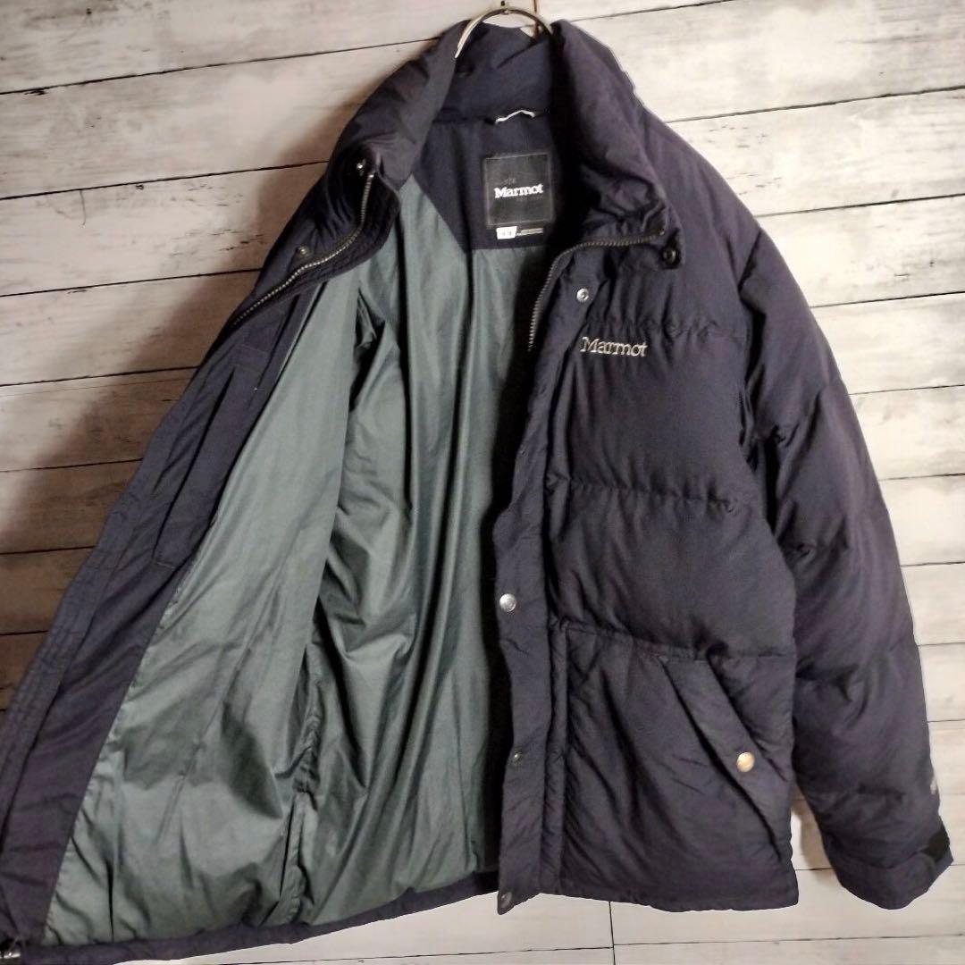 Marmot マーモット ダウンジャケット ドローコード 700-FILL 黒 - メルカリ