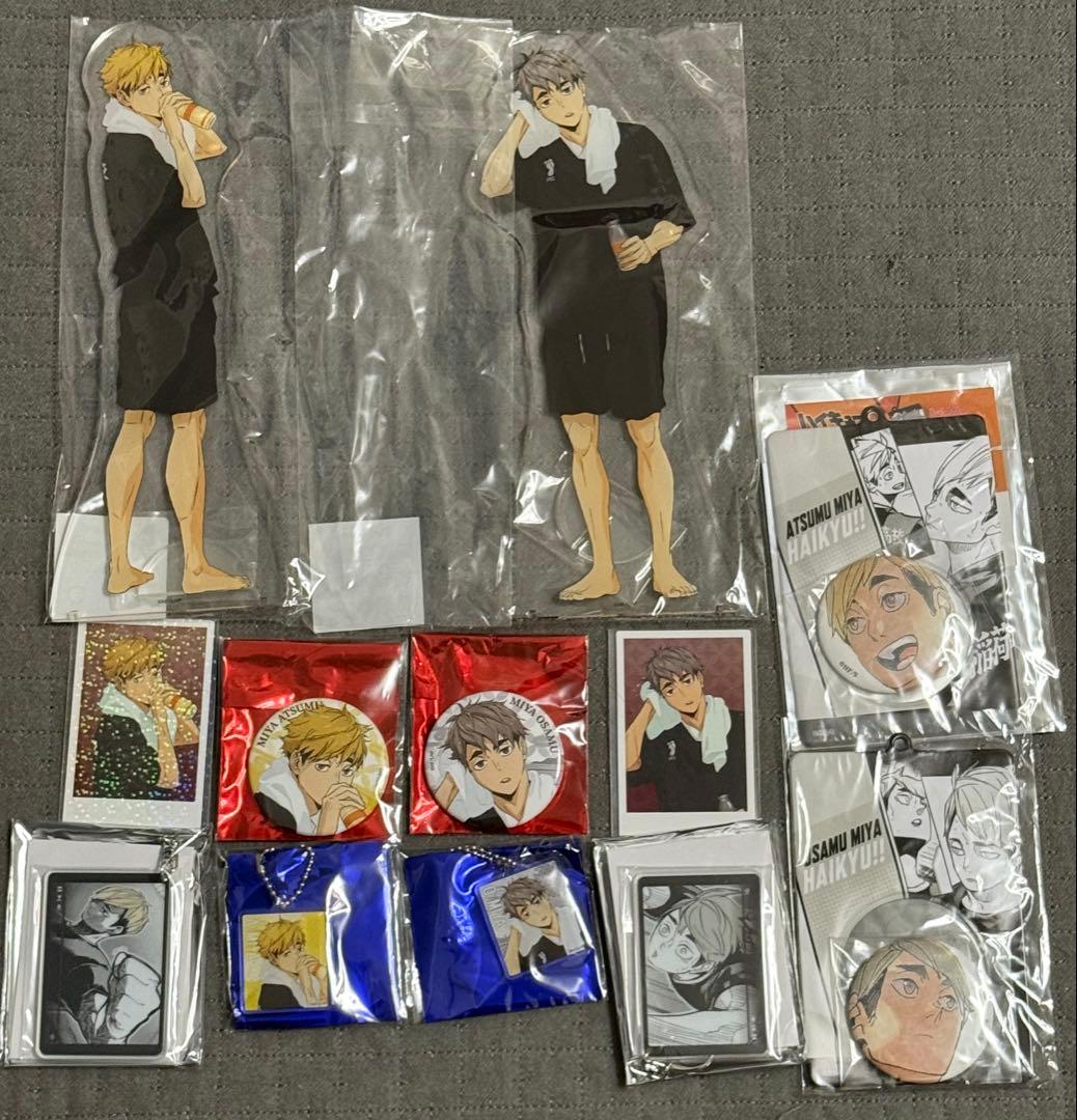 ハイキュー 極楽湯 BIG アクリルスタンド 宮侑 宮治 - メルカリ