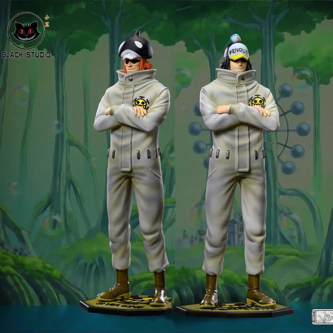 ワンピース Black -STUDIO ペンギン シャチ 2点 フィギュア - メルカリ