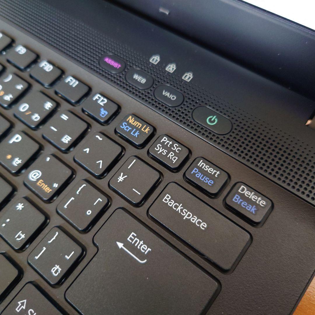 SONY VAIO❤シックなブラック❤初心者でも安心！初期設定済みノートPC