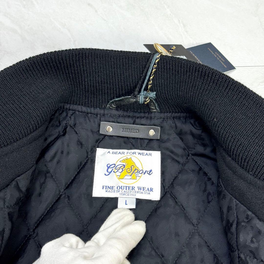 新品タグ付き マインデニム GB Sport レザー スタジャン L 黒 - メルカリ