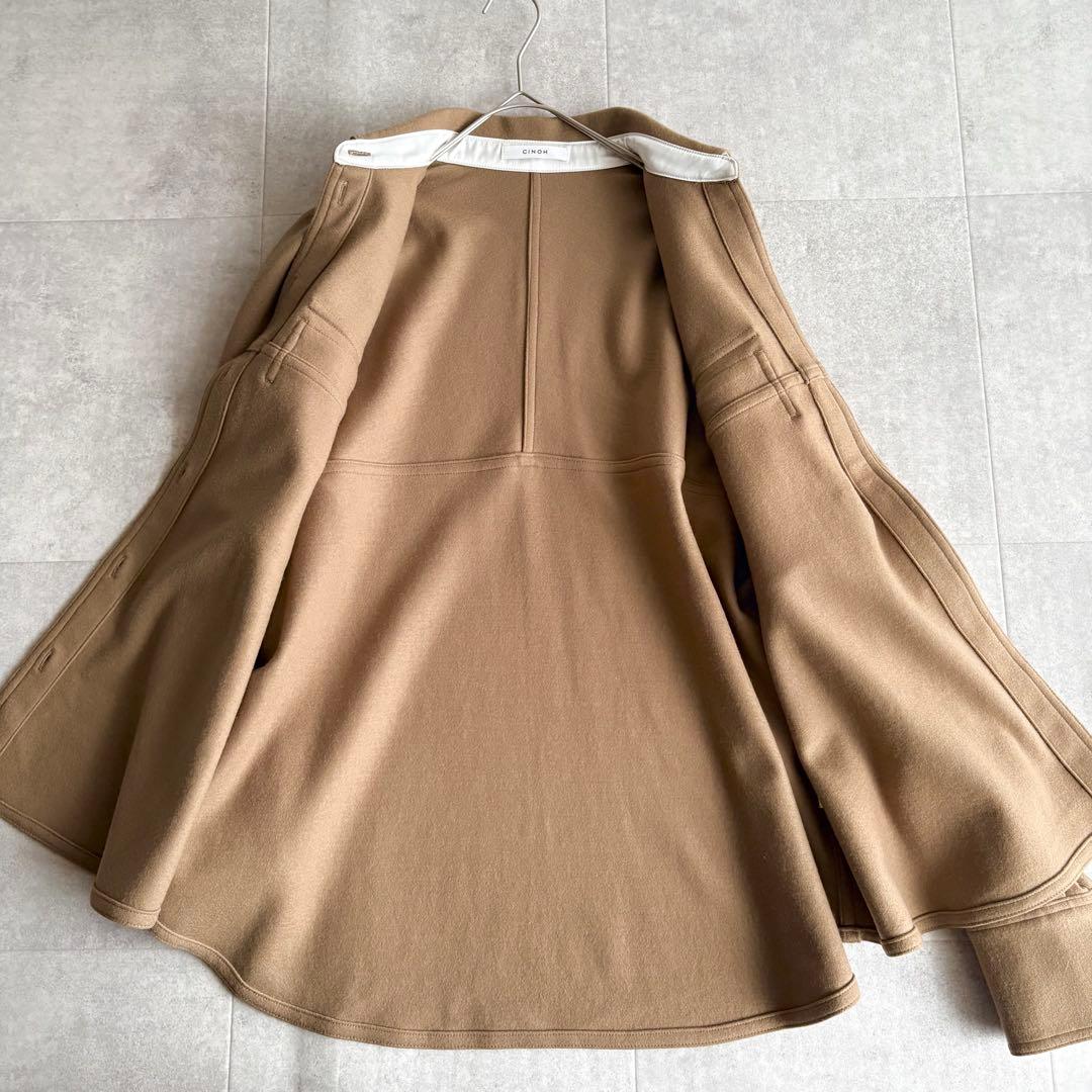 なちここ 様 CINOH WOOL JERSEY SHIRT ジャケット - メルカリ